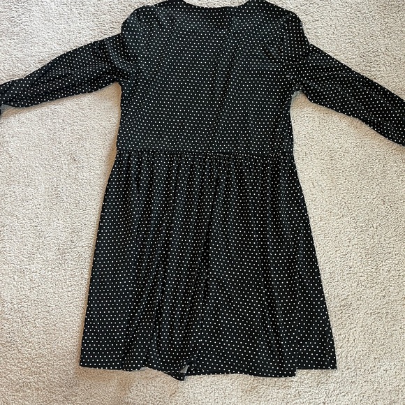 ASOS long sleeve polka dot dress - Picture 6 of 8